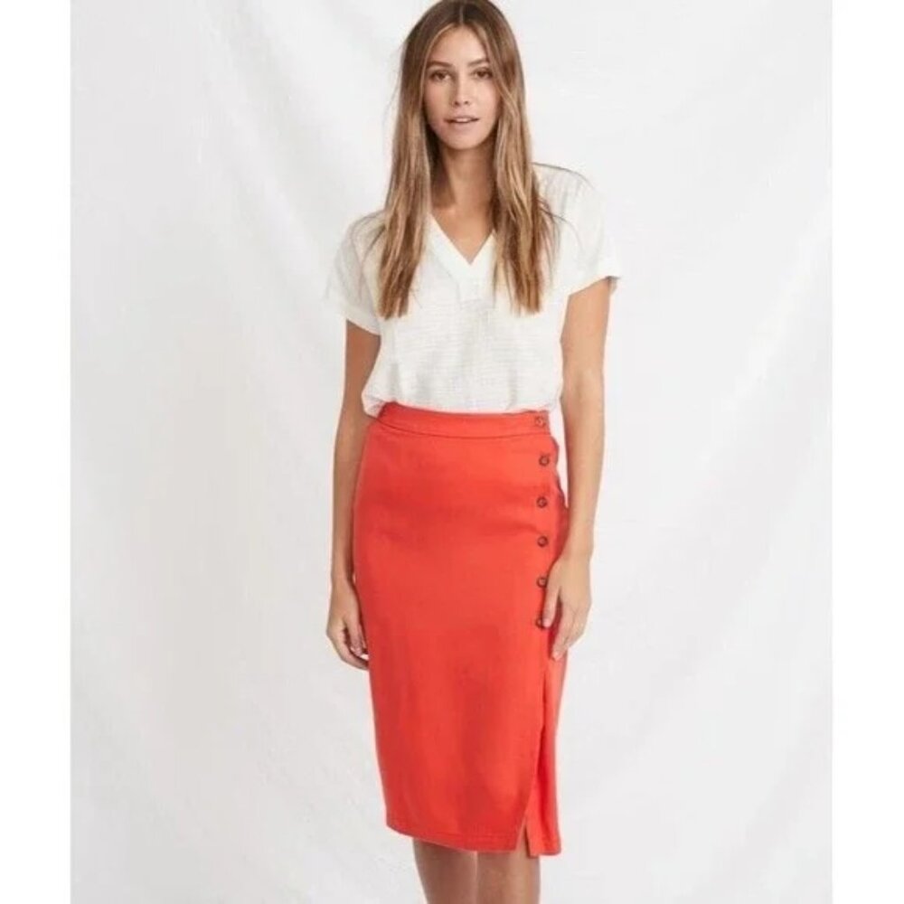 Marine Layer Cecille Skirt Size Small, Poppy